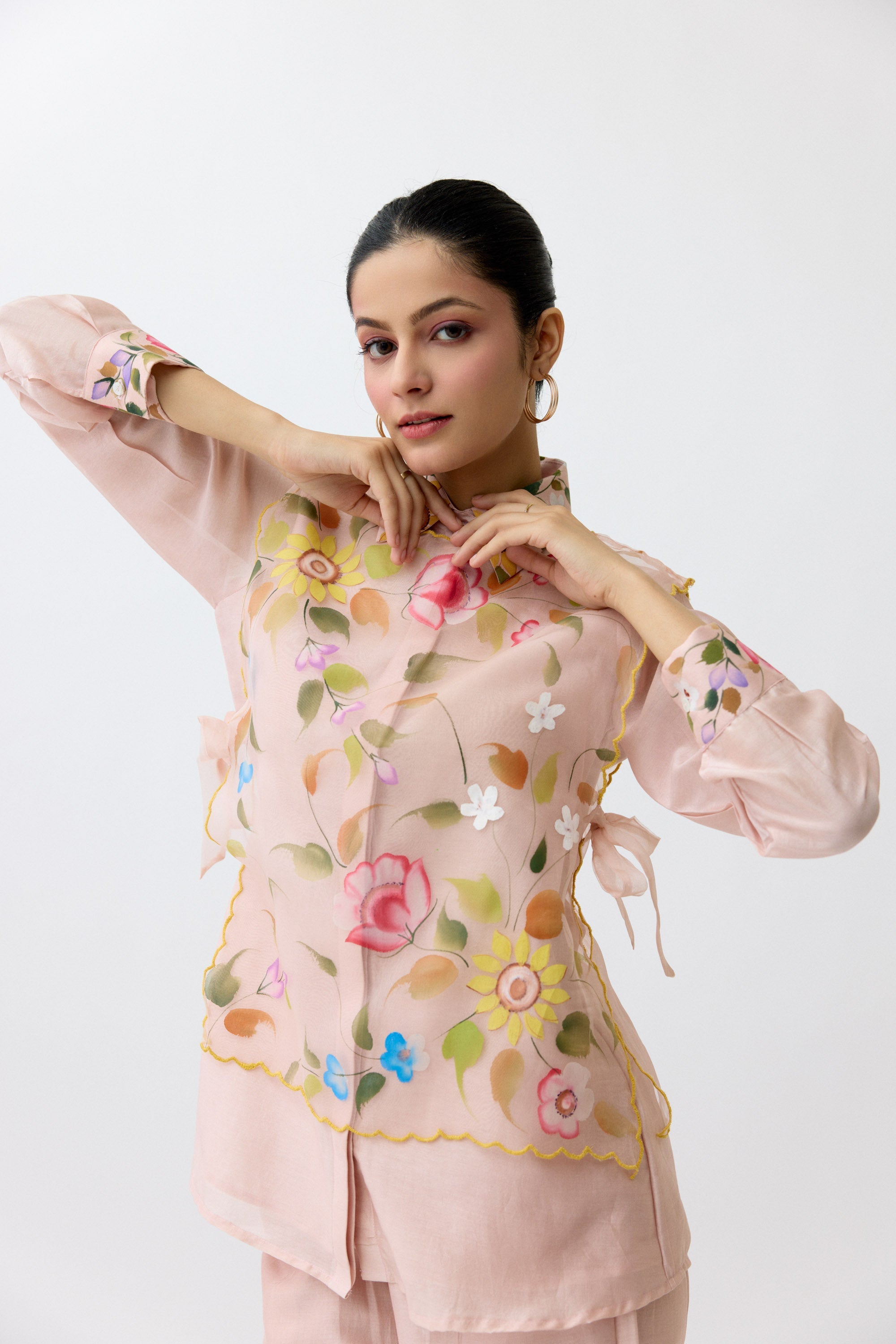 Gardenia Bib Shirt Set