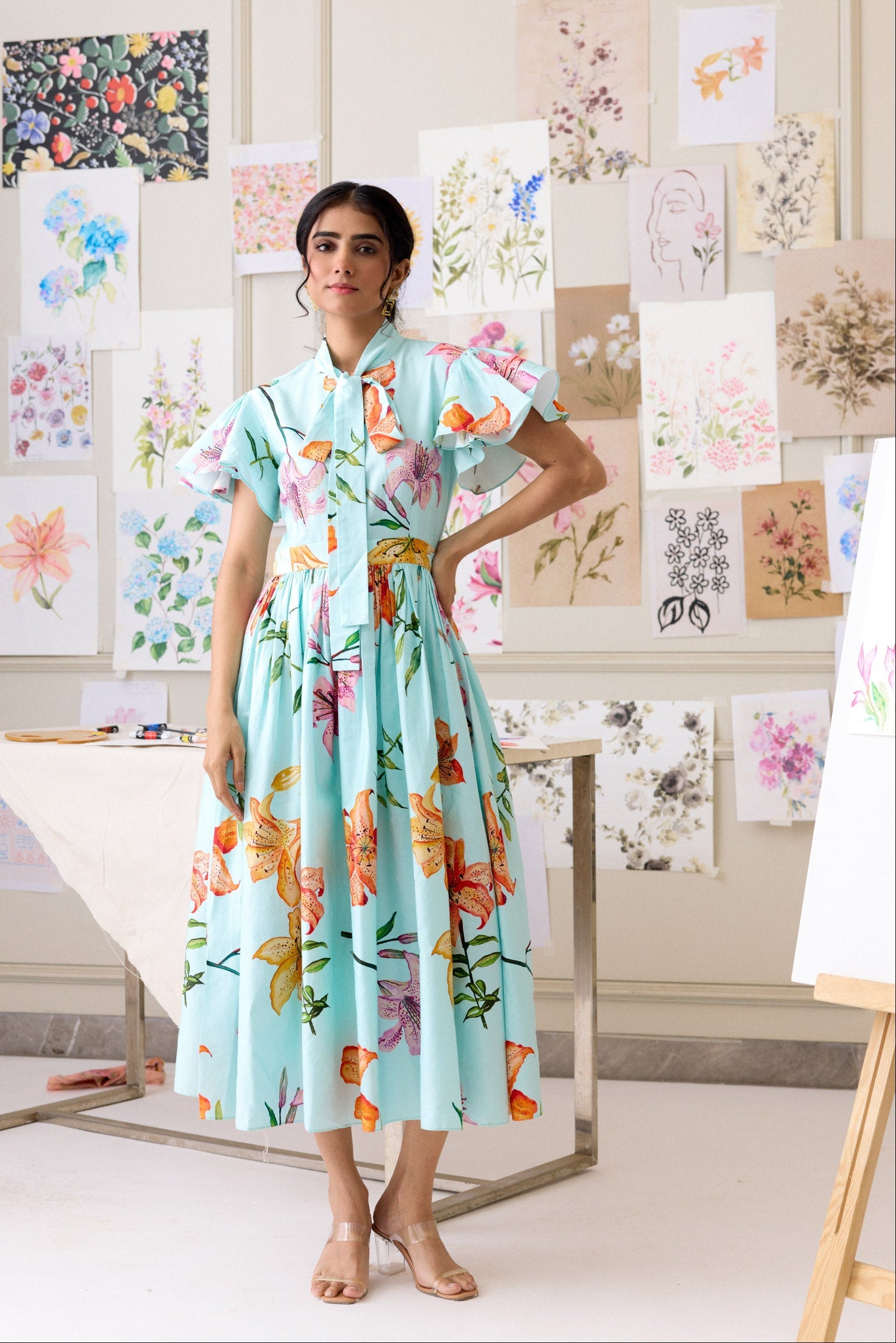 The Flower Study Dress