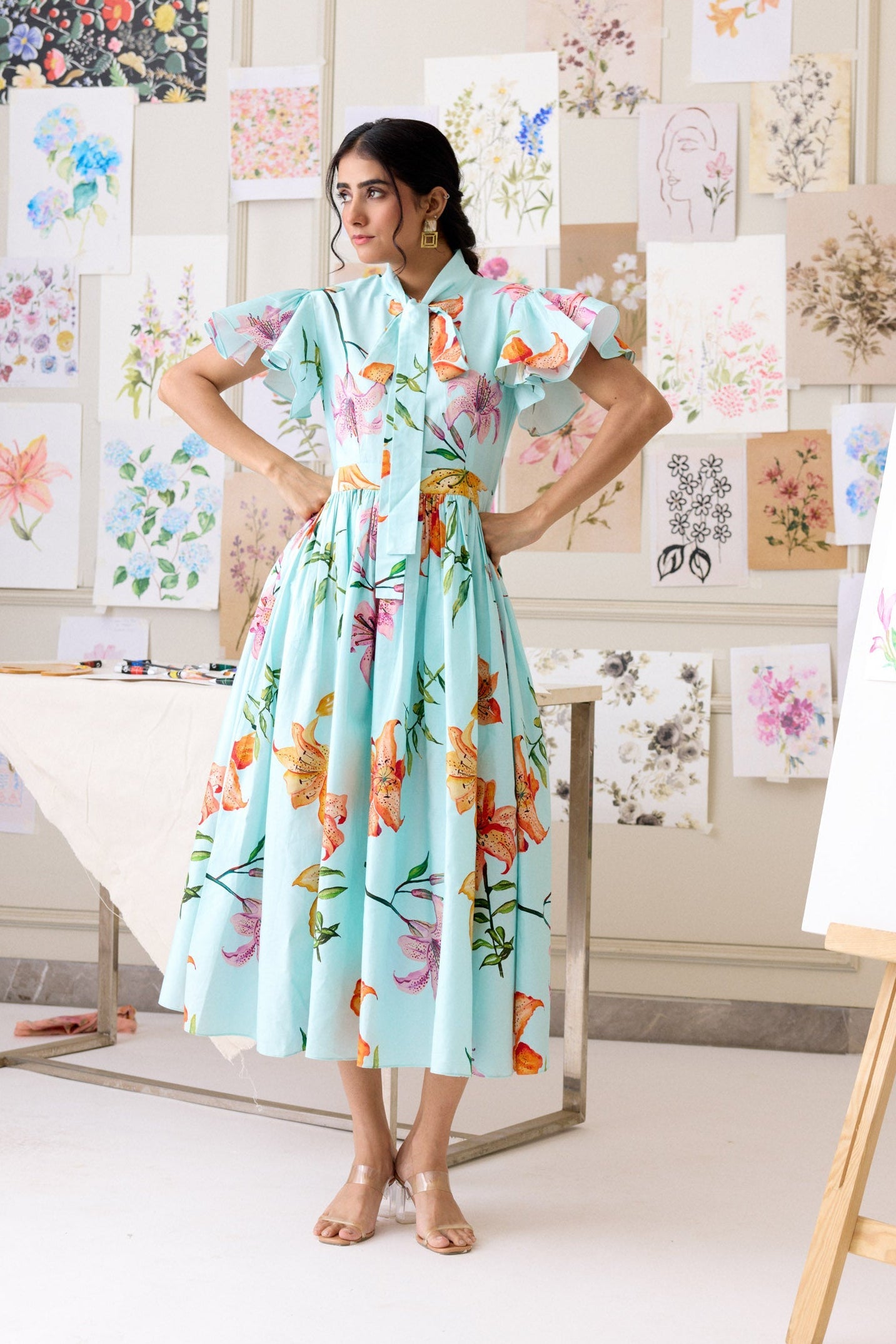 The Flower Study Dress