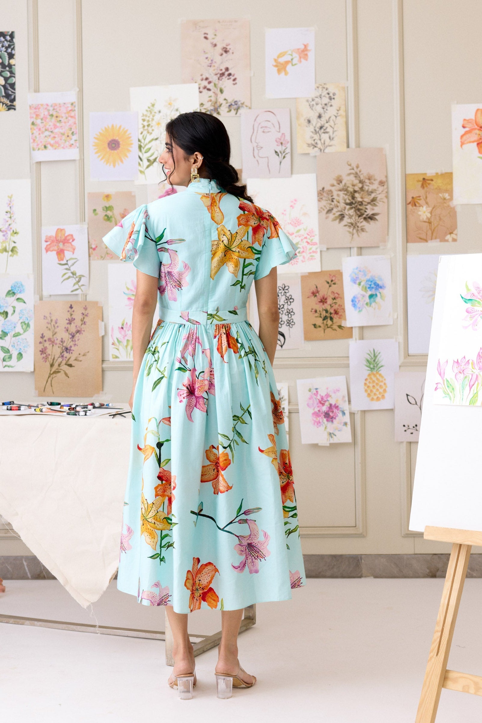 The Flower Study Dress