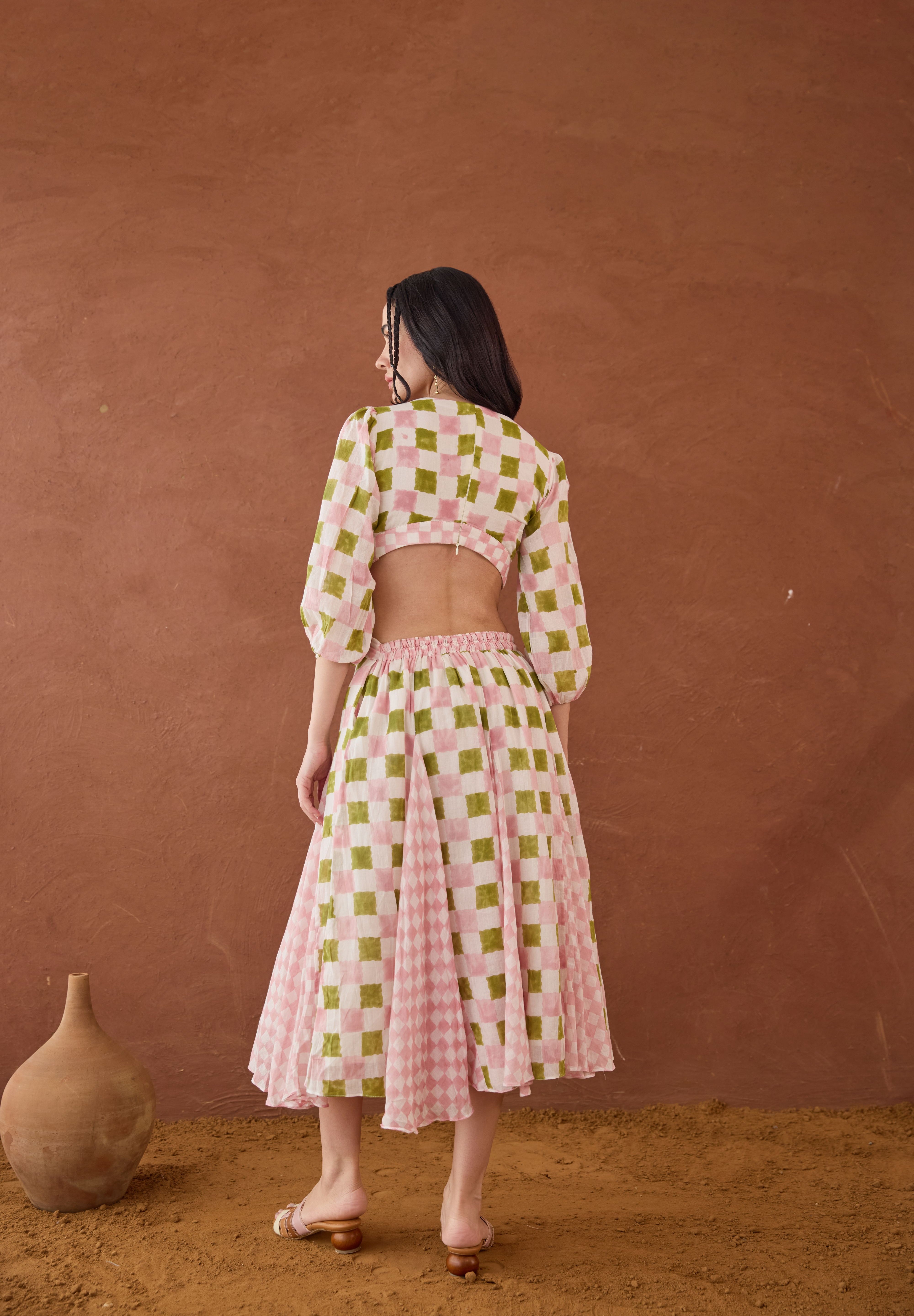 Gardenia Gingham Dress