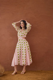 Gardenia Gingham Dress