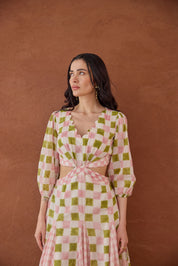 Gardenia Gingham Dress