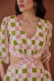 Gardenia Gingham Dress