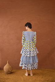 Azure Mosaic Dress