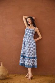 Gingham Sky Dress