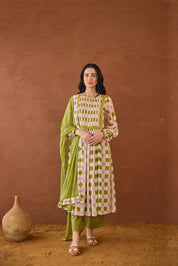 Rosewood Plaid Kurta Set