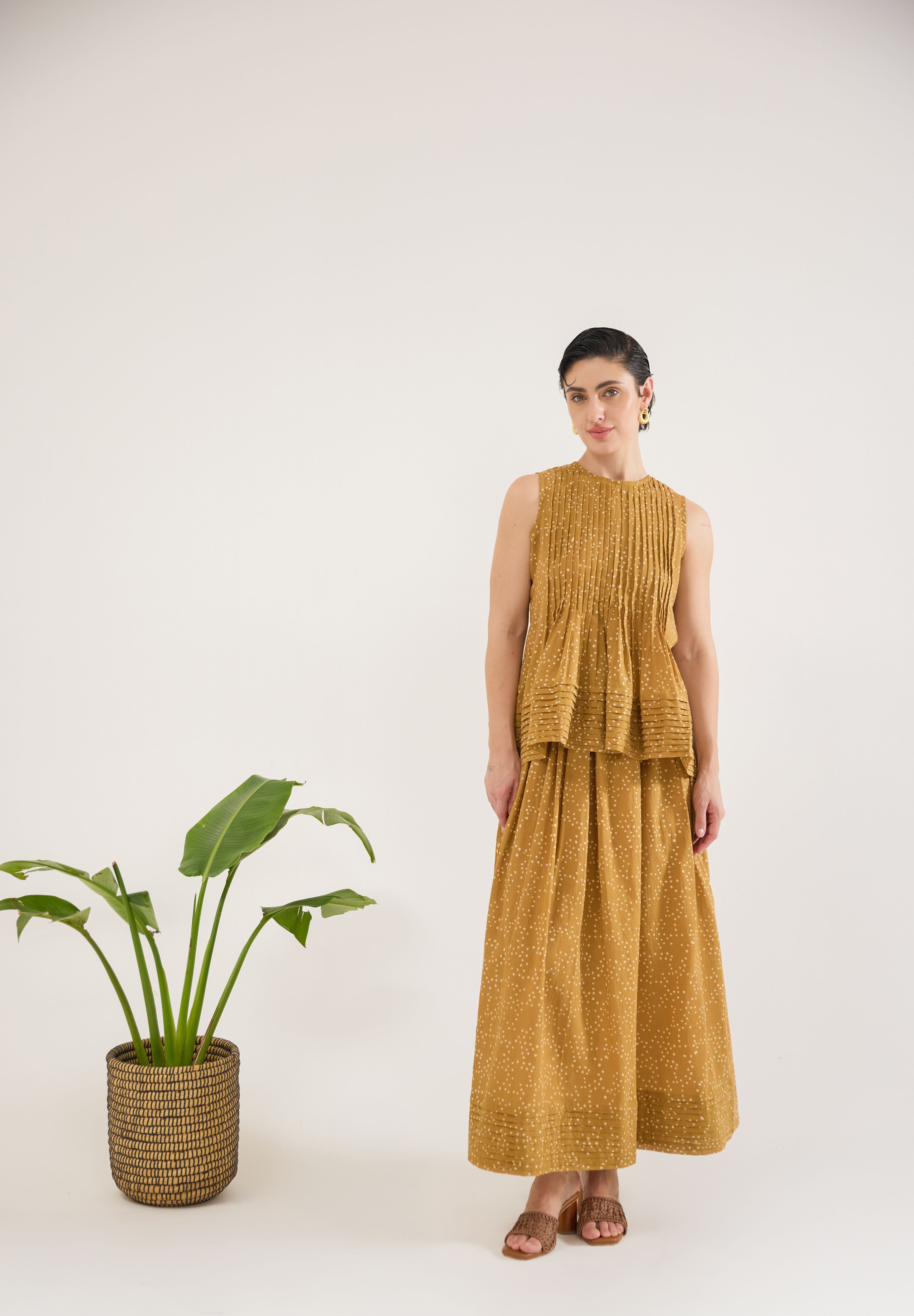 Mustard Mirage Skirt