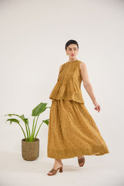 Mustard Mirage Skirt