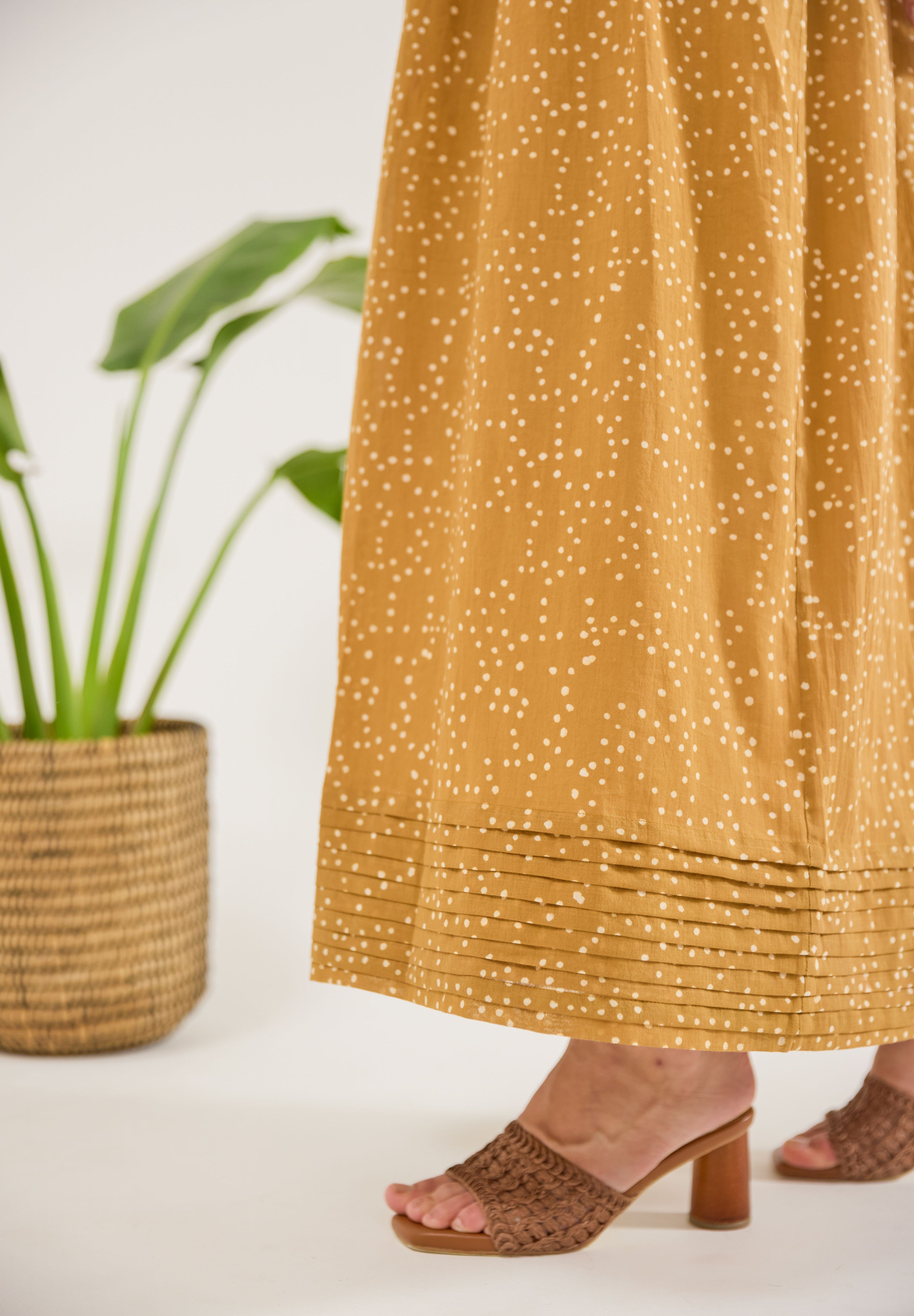 Mustard Mirage Skirt