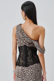 Tara Ajrakh Gown