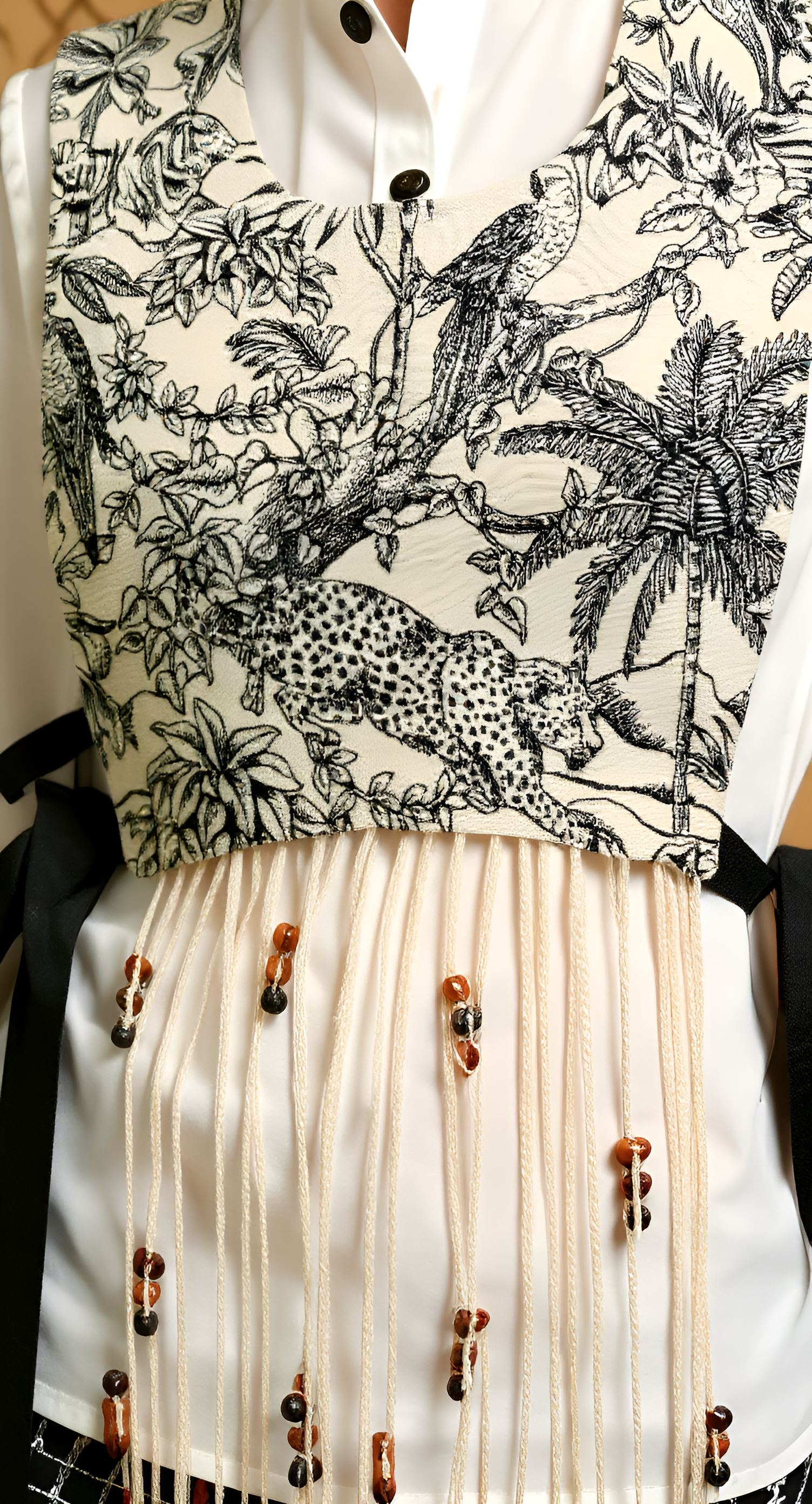 Tiger Bib & Shirt (Black & White Upper)