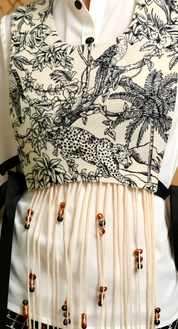 Tiger Bib & Shirt (Black & White Upper)