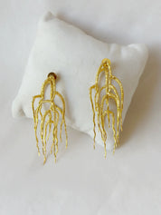 Untamed Goddess Dangles Gold