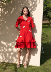 Trinity Dress Red