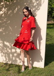 Trinity Dress Red