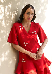Trinity Dress Red