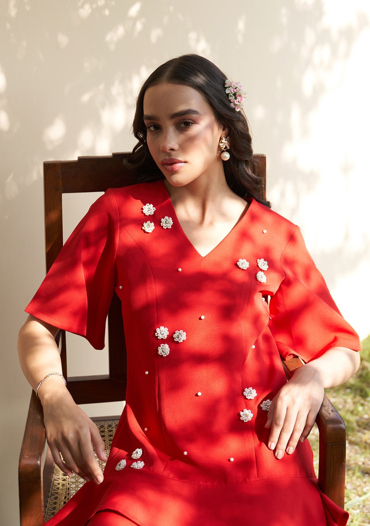 Trinity Dress Red