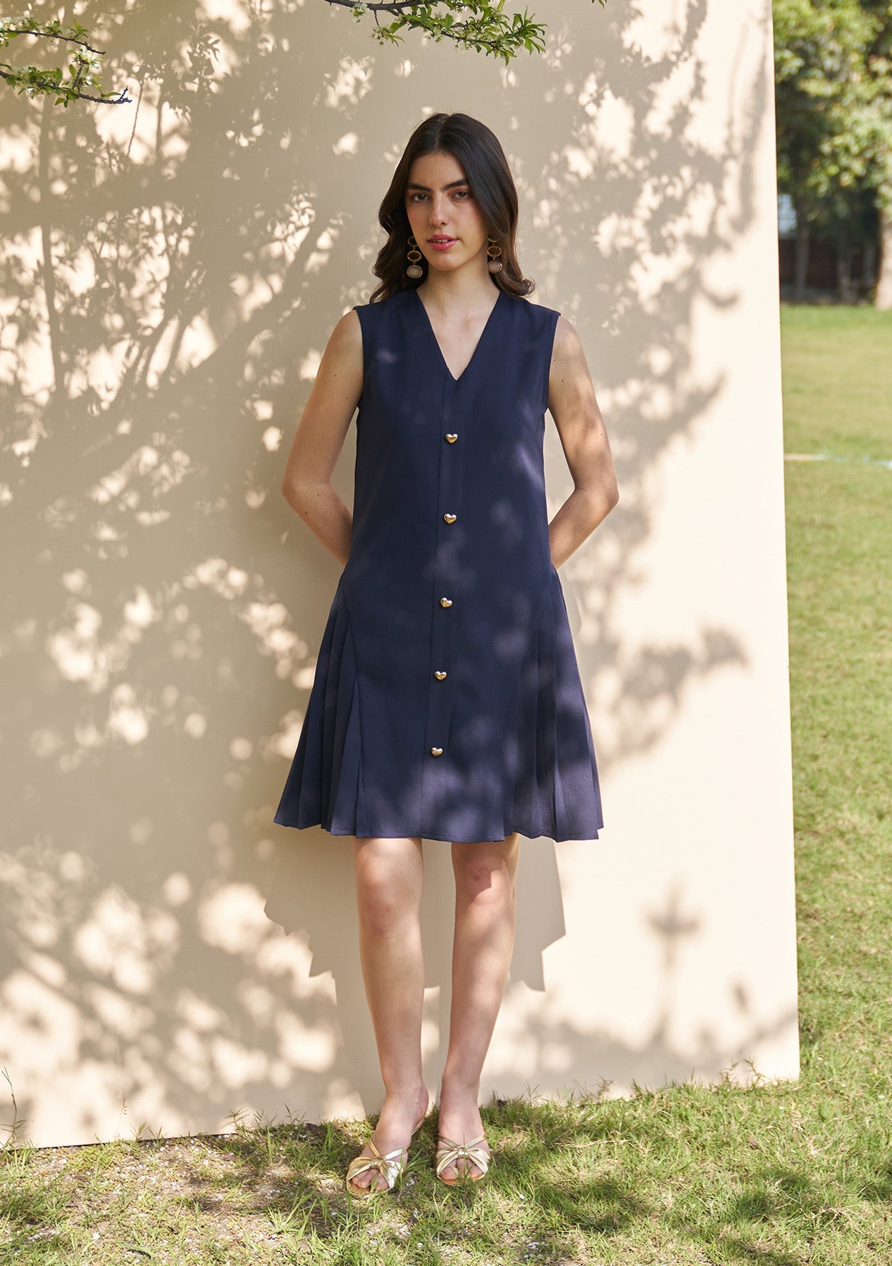 Celine Dress Navy