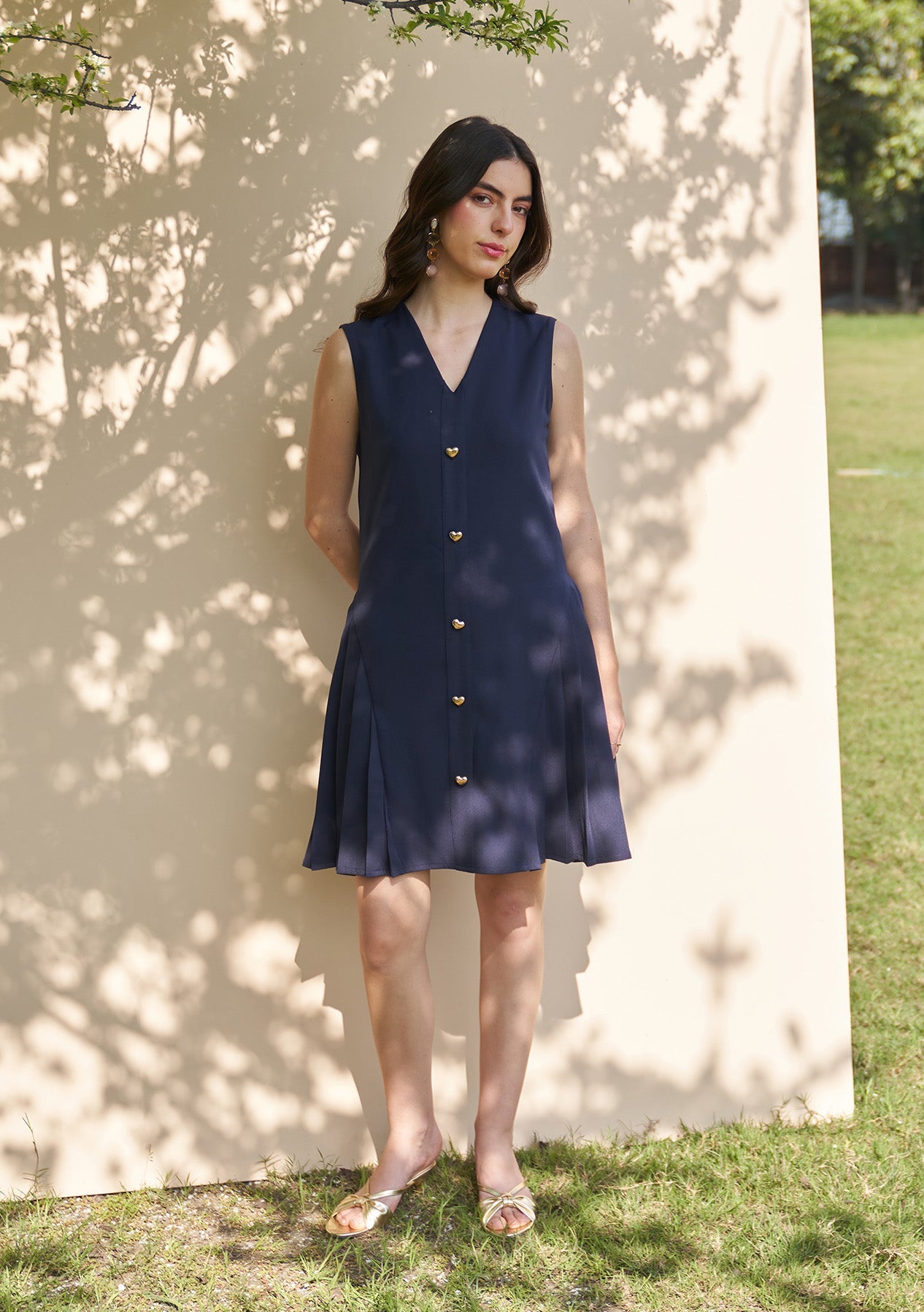 Celine Dress Navy