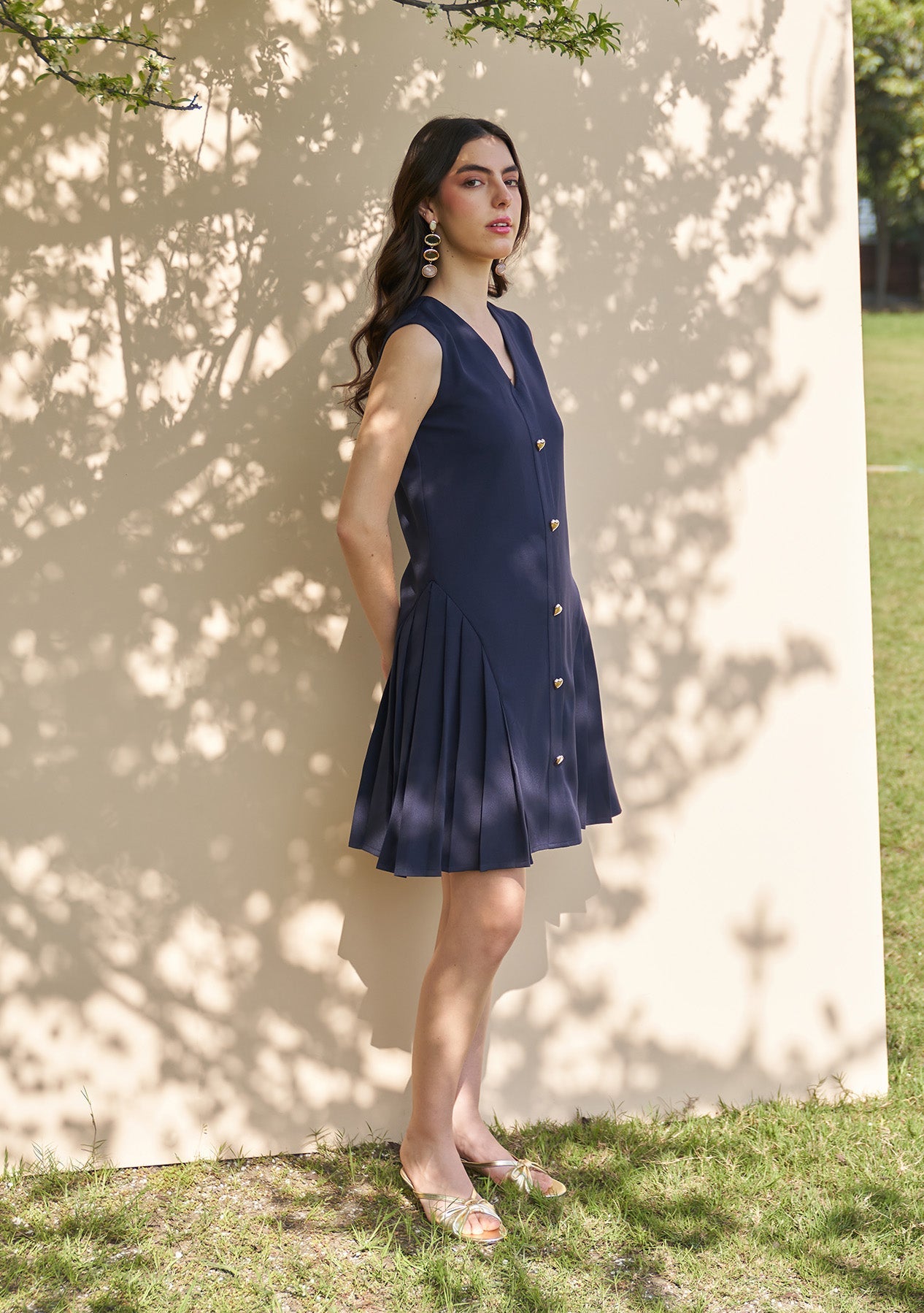 Celine Dress Navy