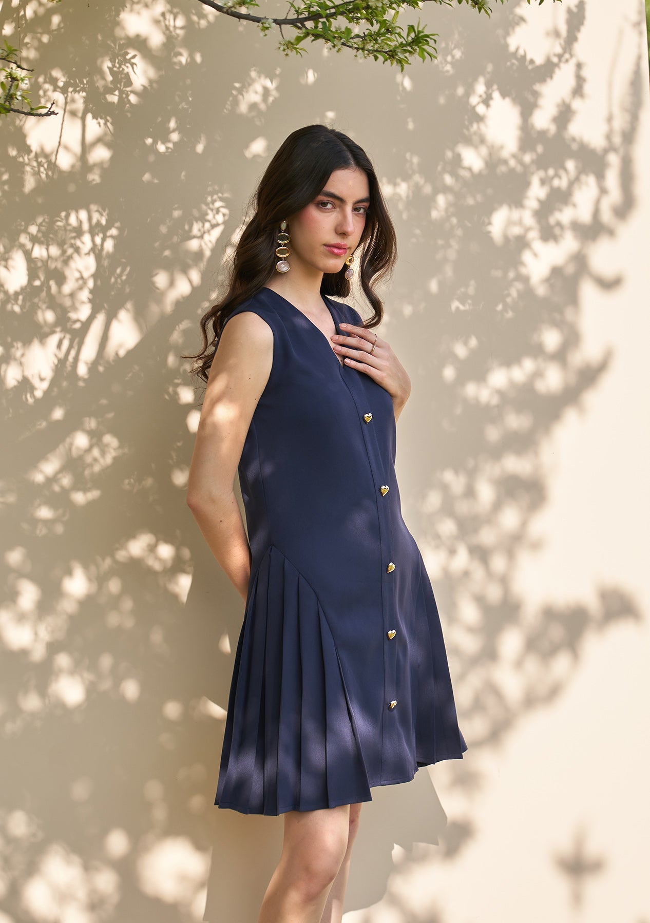 Celine Dress Navy