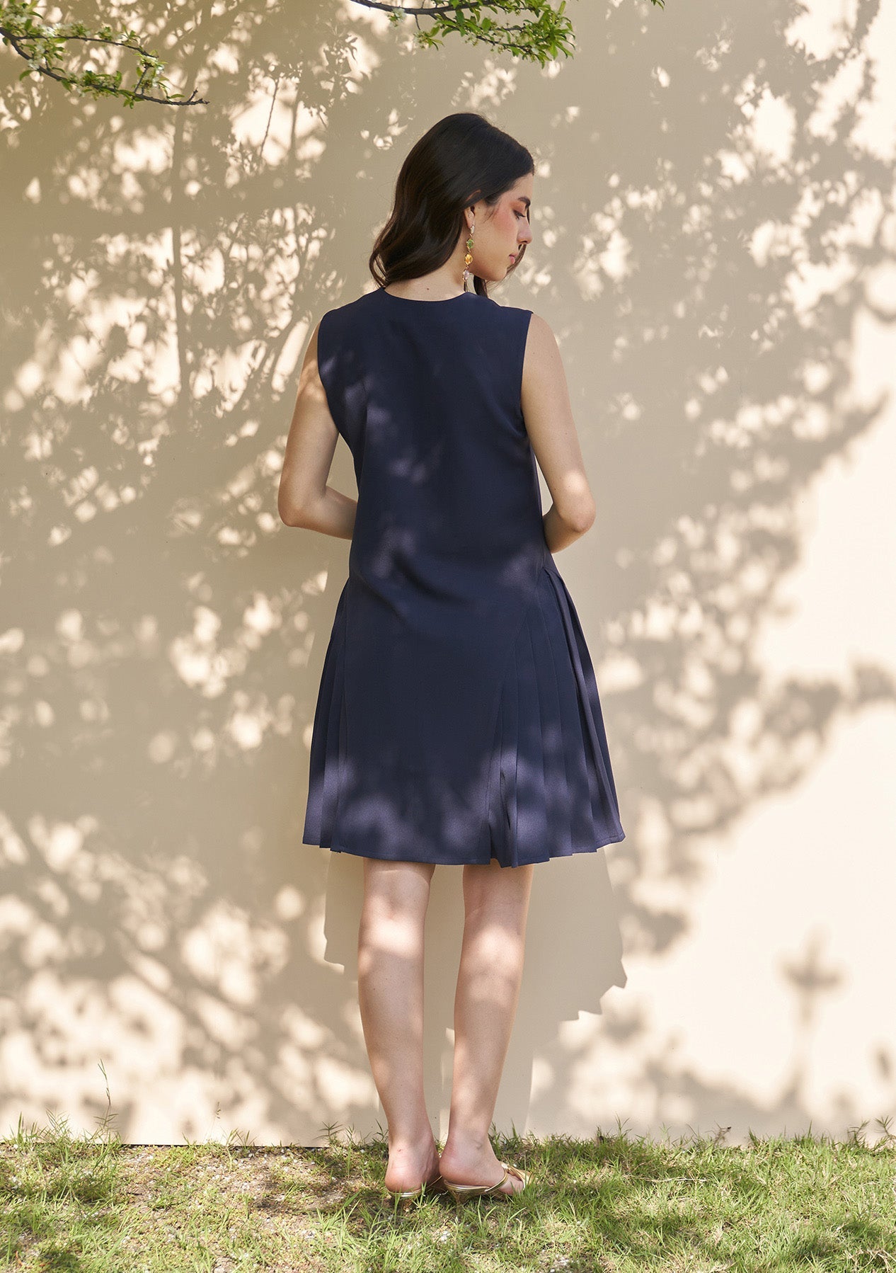 Celine Dress Navy