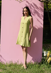Celine Dress Cyber Green