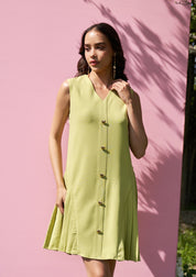 Celine Dress Cyber Green