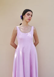 Caroline Midi Dress Baby Pink