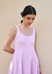 Caroline Midi Dress Baby Pink