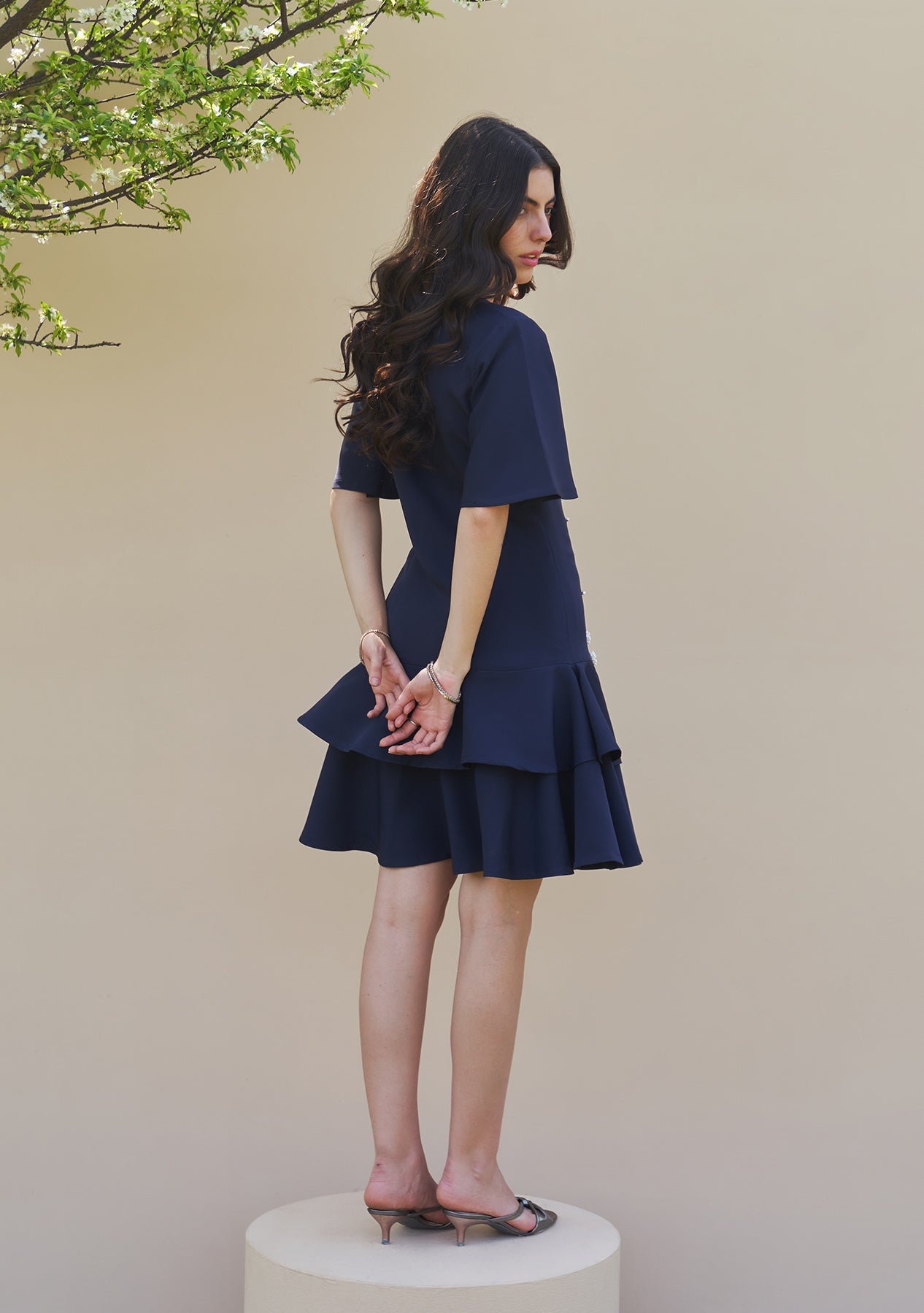 Trinity Dress Navy