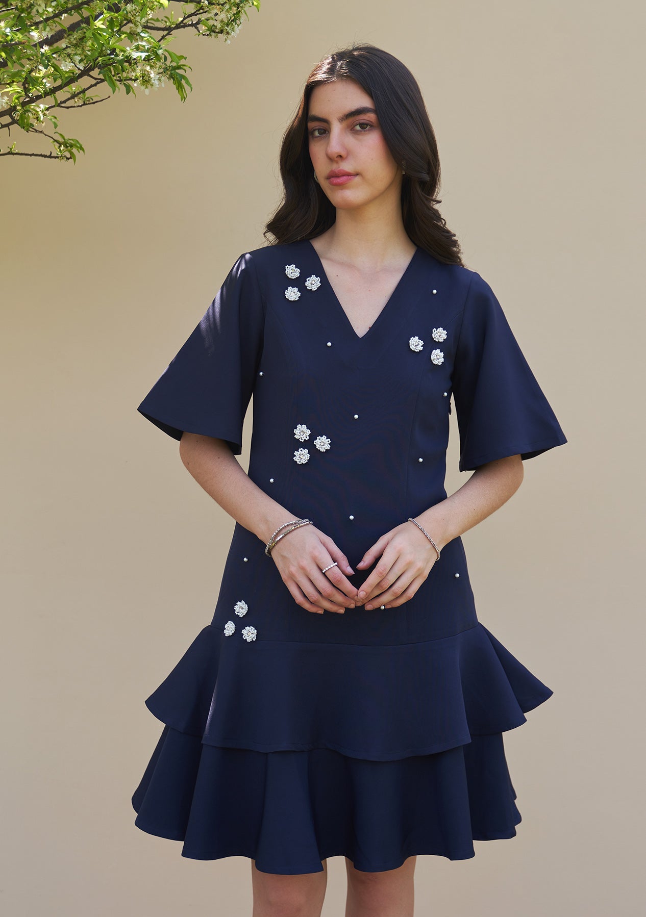 Trinity Dress Navy