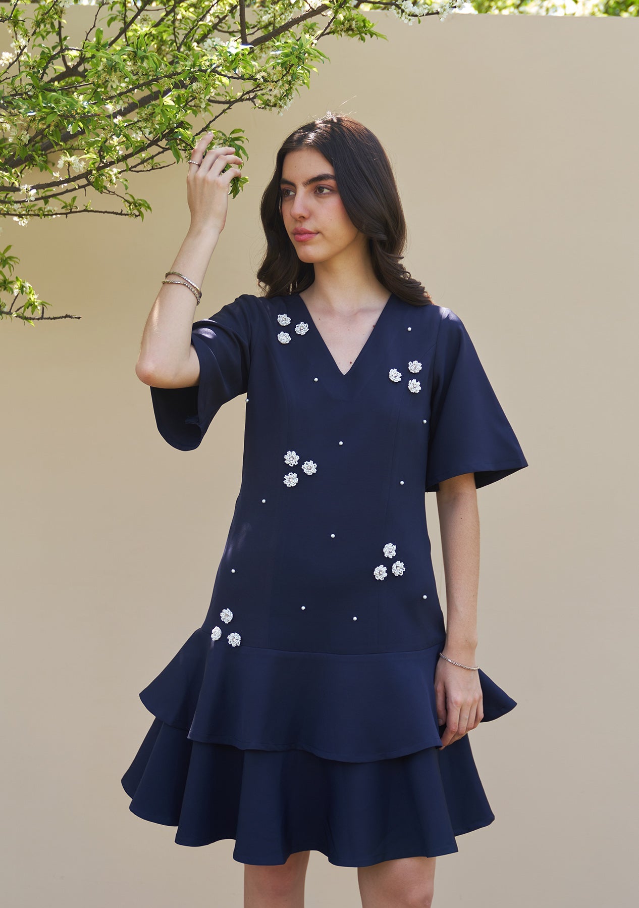 Trinity Dress Navy