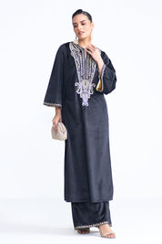 Nova Black Kaftan Set
