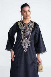 Nova Black Kaftan Set