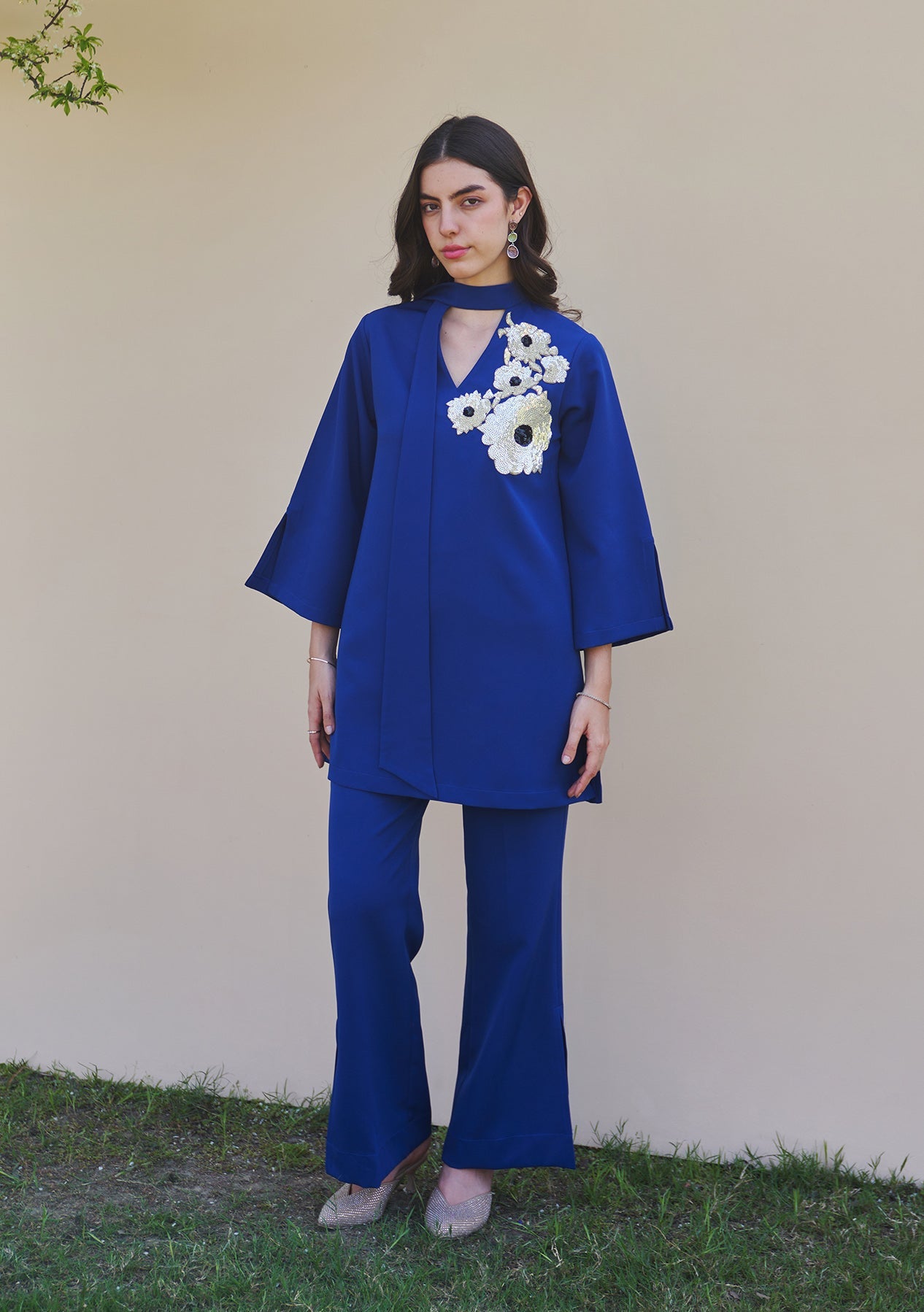 Dahlia Co-ord Set Blue