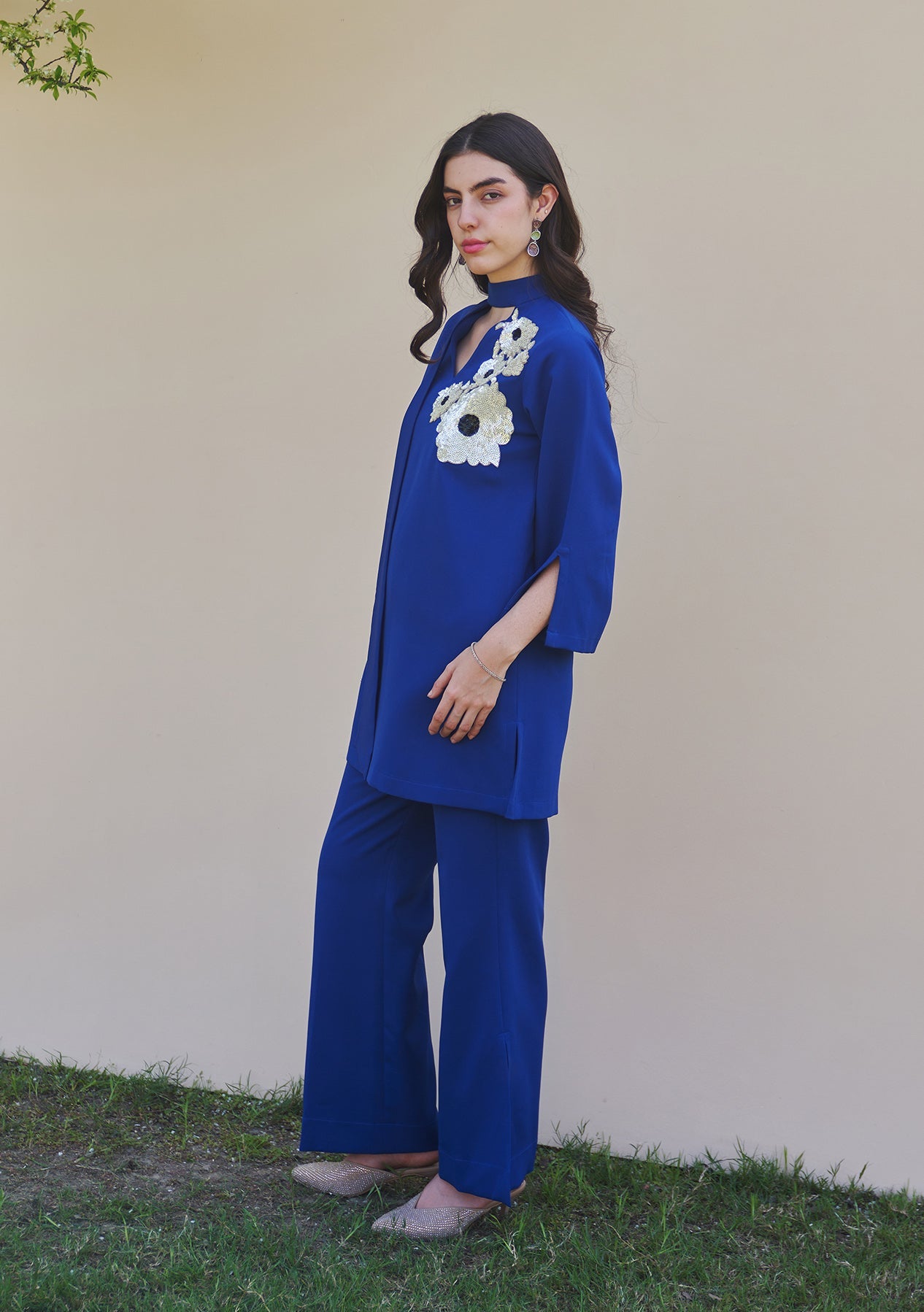 Dahlia Co-ord Set Blue