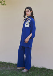 Dahlia Co-ord Set Blue