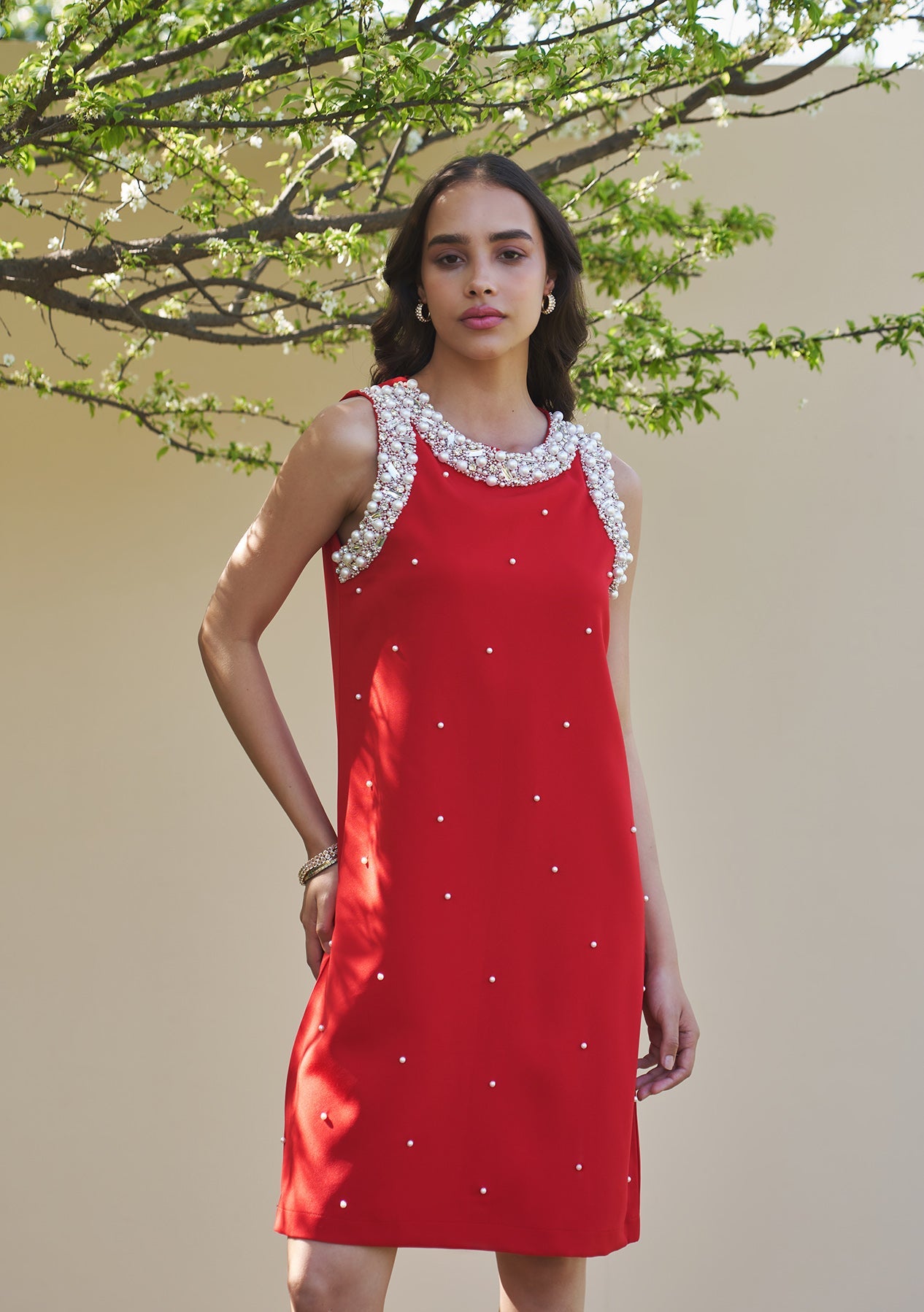 Gracie Dress Red