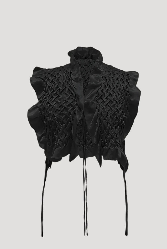 Phoenix Mashru Bib In Black