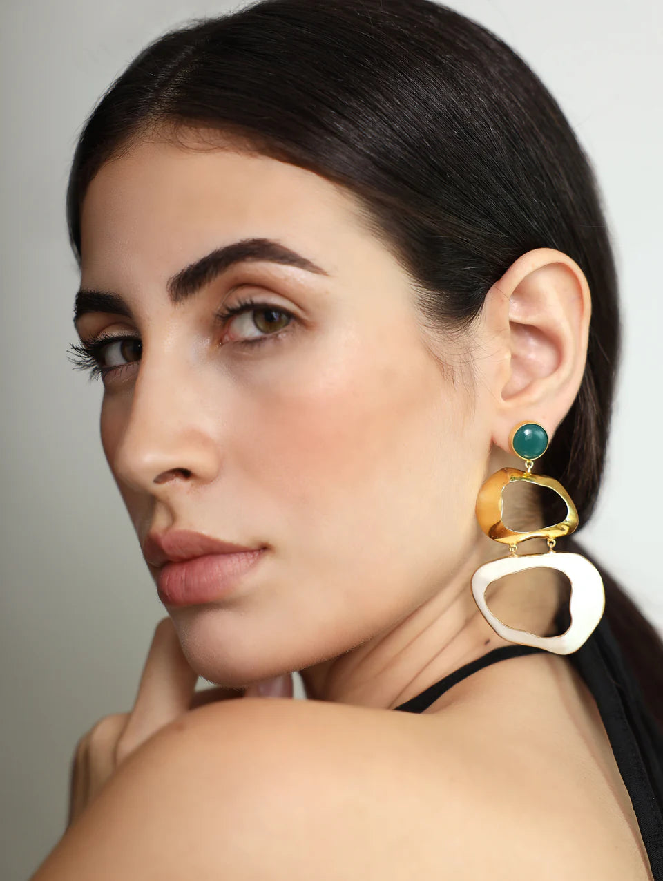 Drift Earrings Green