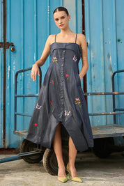 Posy Embroidered Dress