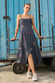Posy Embroidered Dress