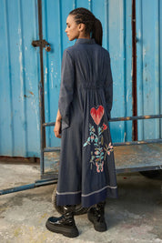 Maria Embroidered Maxi Dress
