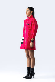 Dress With Hand Embroidered Brand Logo