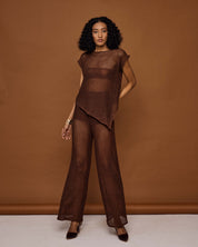 Maya Knit Asymmetrical Top