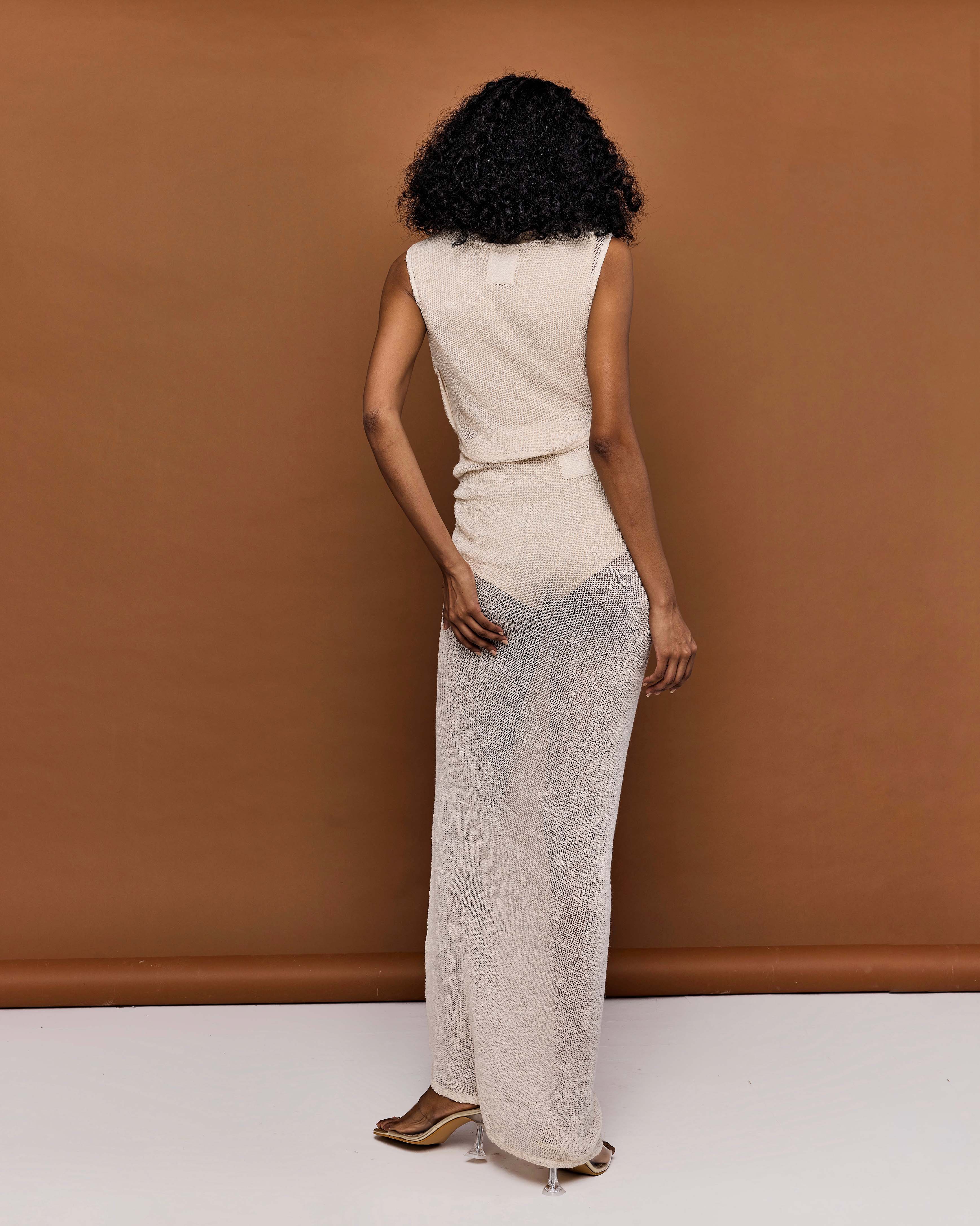 Amelia Knit Draped Skirt