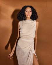 Amelia Knit Draped Top