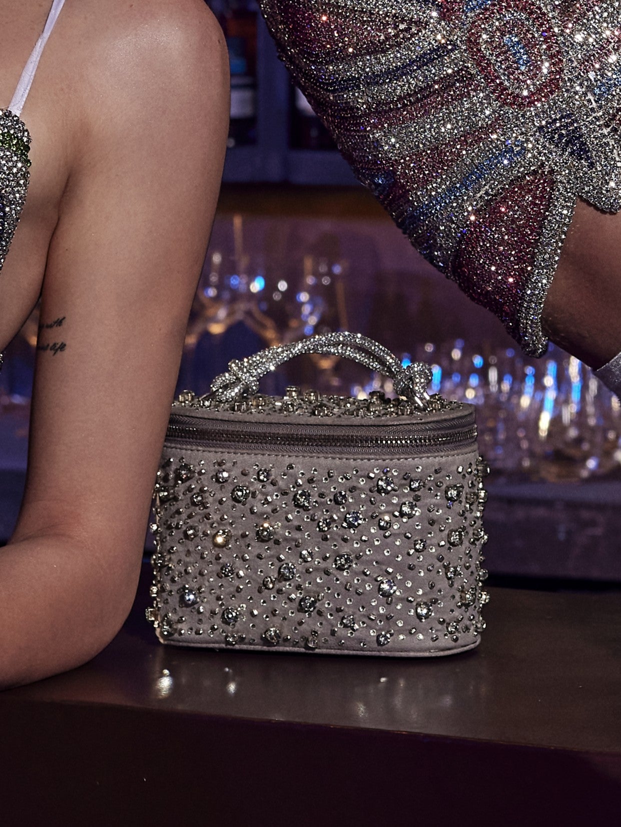 Silver Vanity Bag